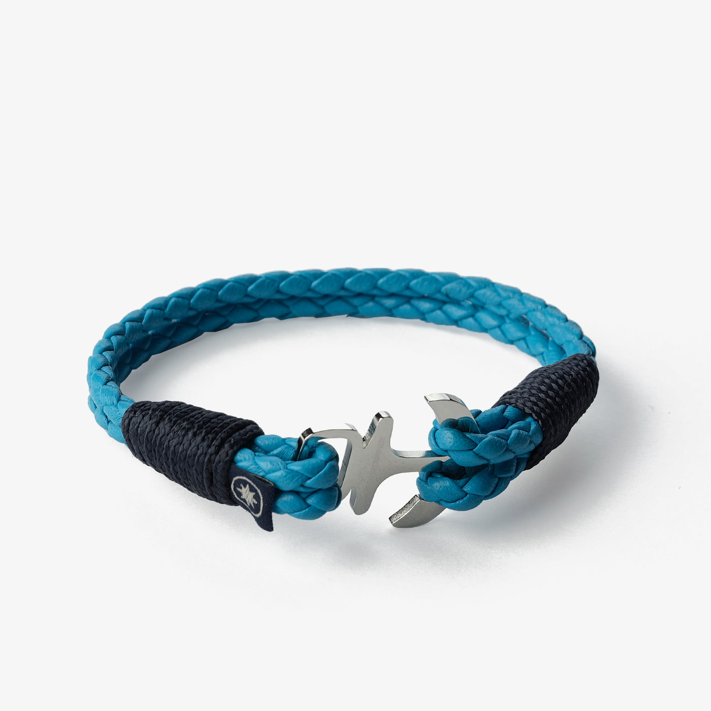 Oceanic Voyage Braided Nappa Leather Bracelet