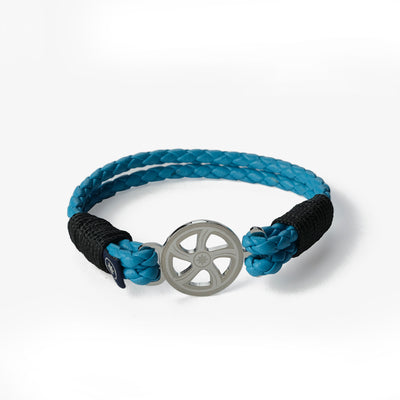 Oceanic Voyage Braided Nappa Leather Bracelet