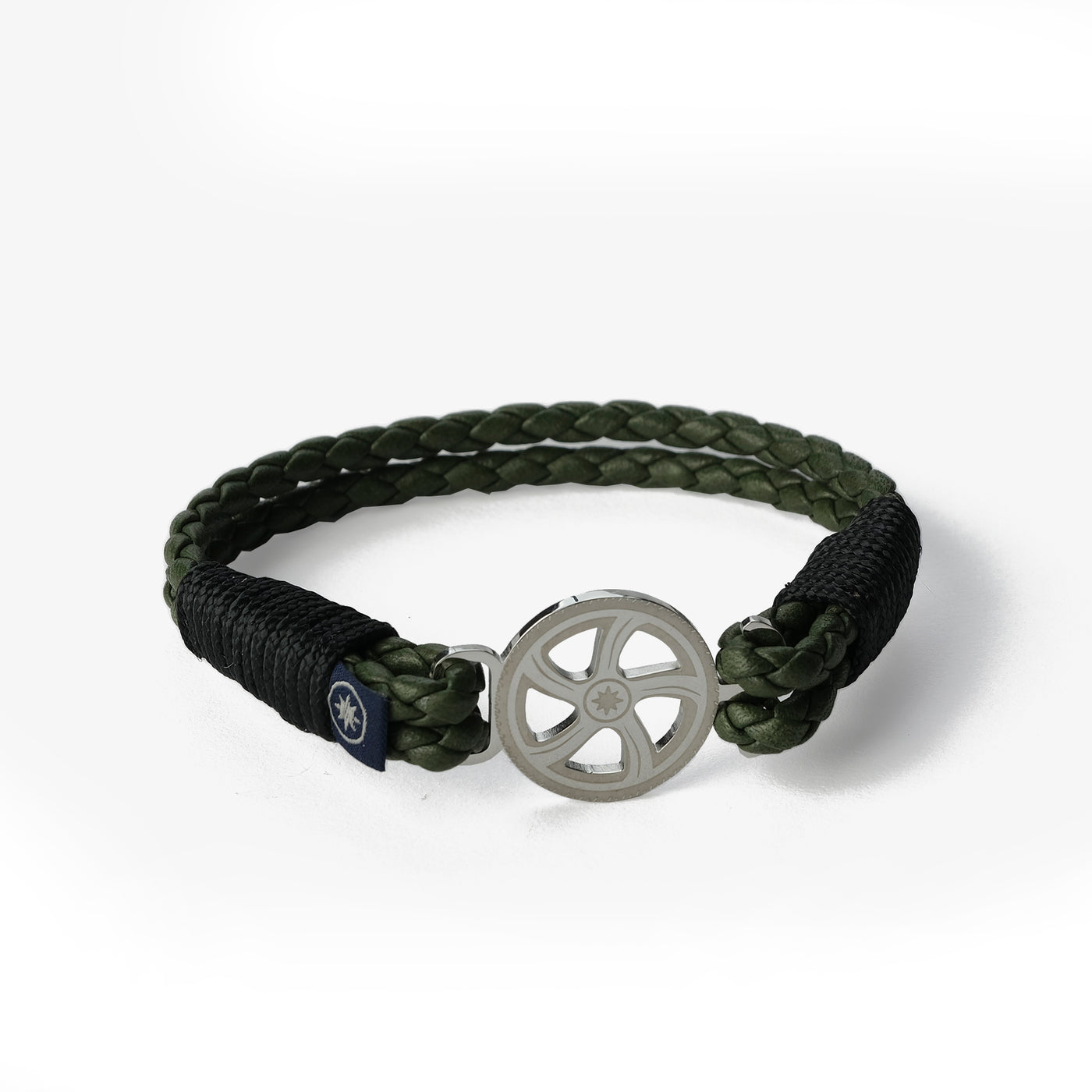 Evergreen Voyage Braided Nappa Leather Bracelet