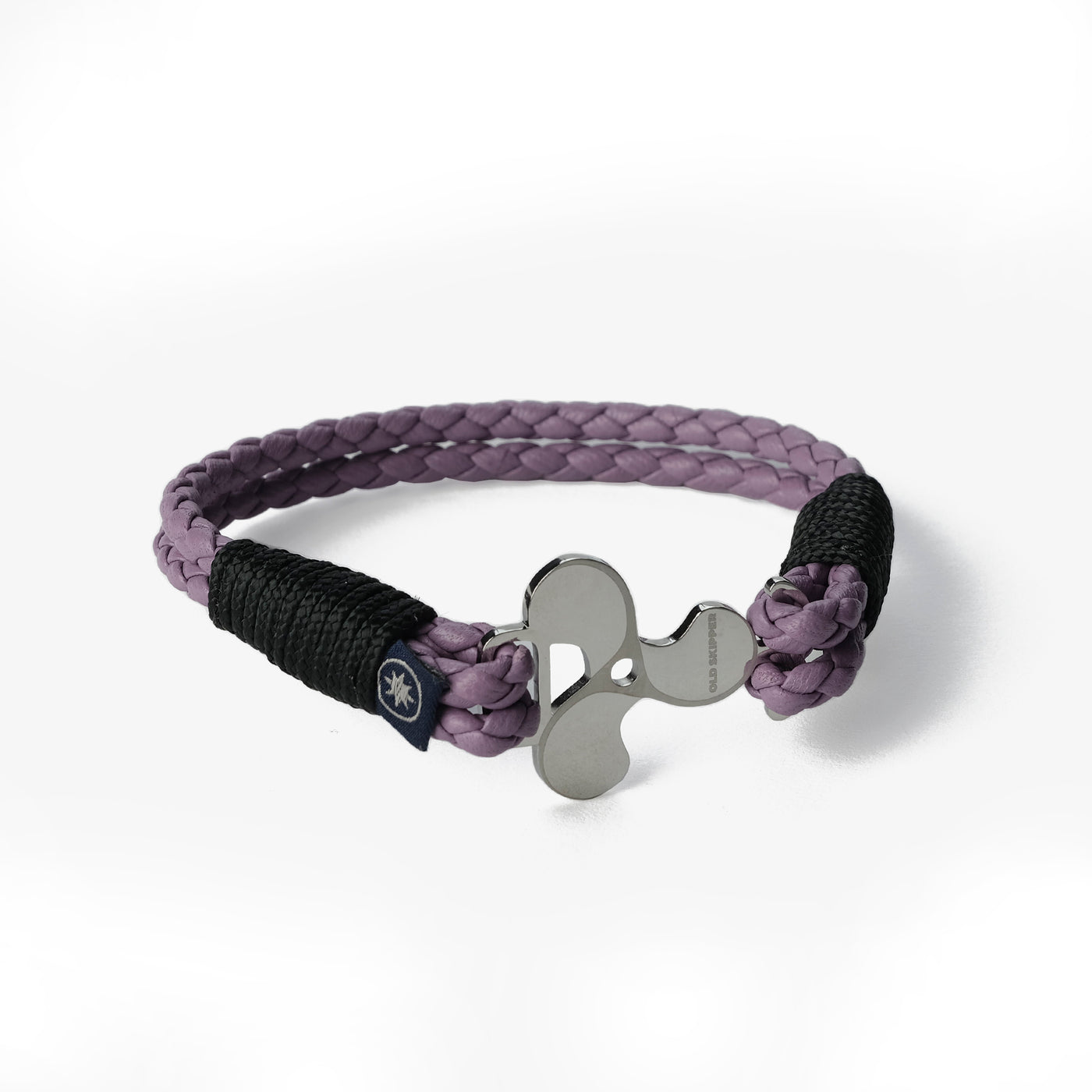 Lavender Twilight Braided Nappa Leather Bracelet