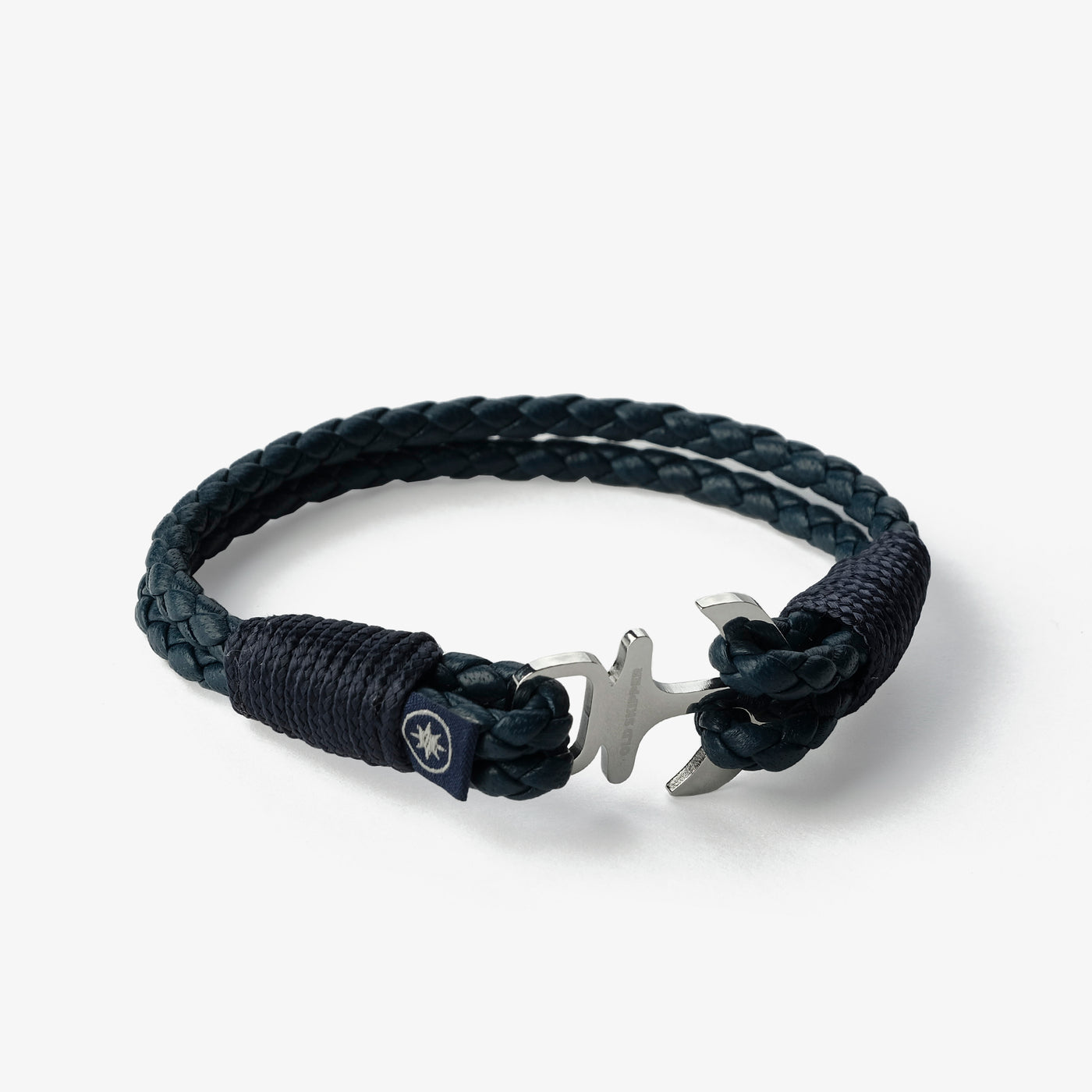 Deep Sea Braided Nappa Leather Bracelet