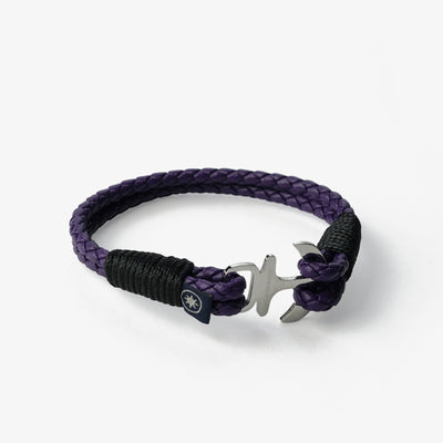 Twilight Voyage Braided Nappa Leather Bracelet