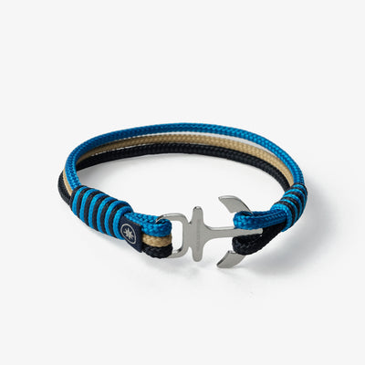 True North Tri-Tone Nautical Rope Bracelet