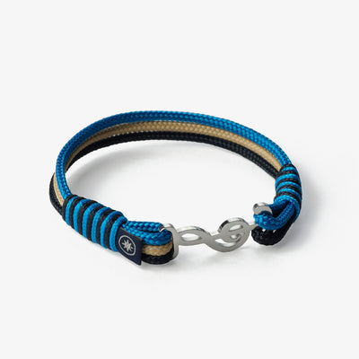 True North Tri-Tone Nautical Rope Bracelet