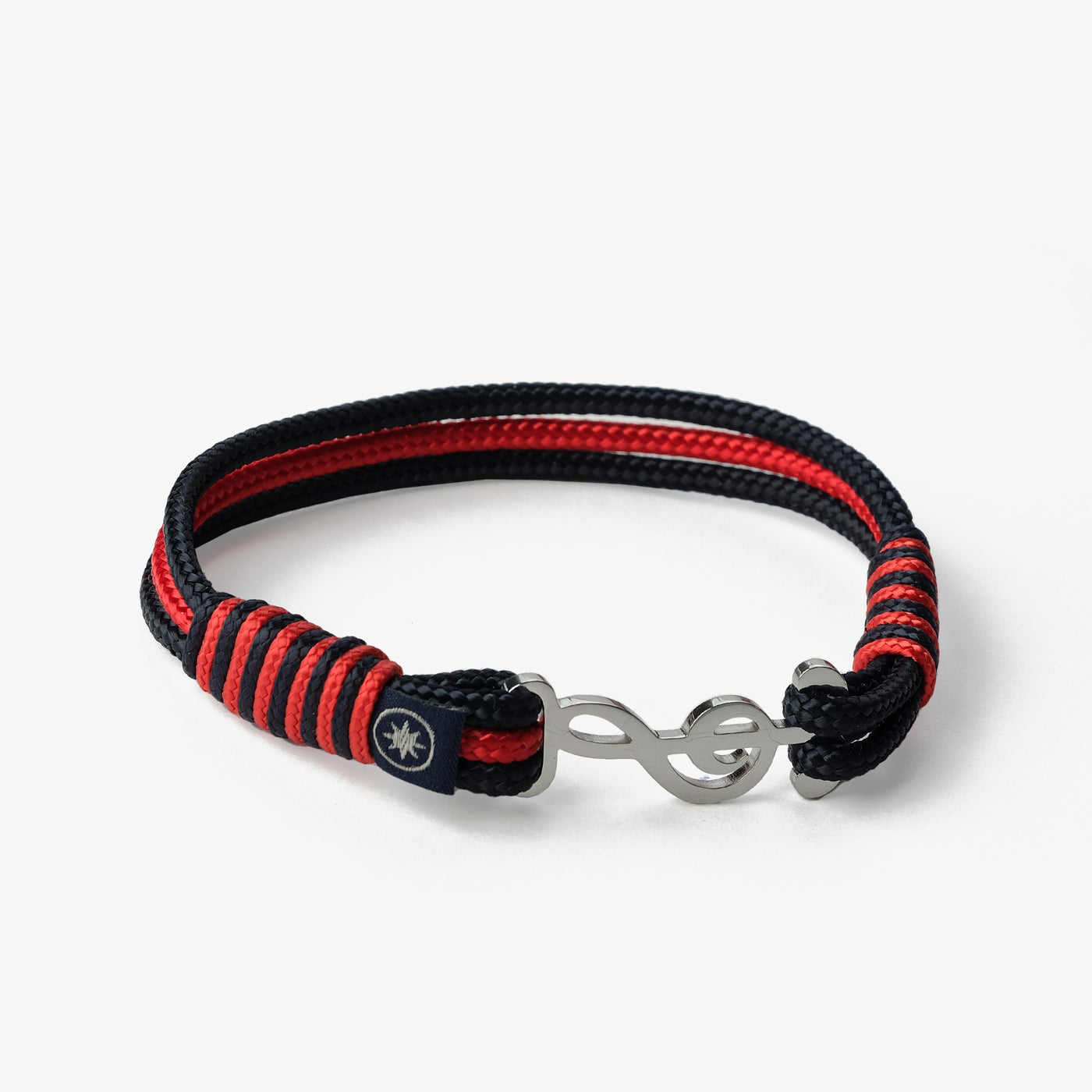 Crimson Nightfall Nautical Rope Bracelet