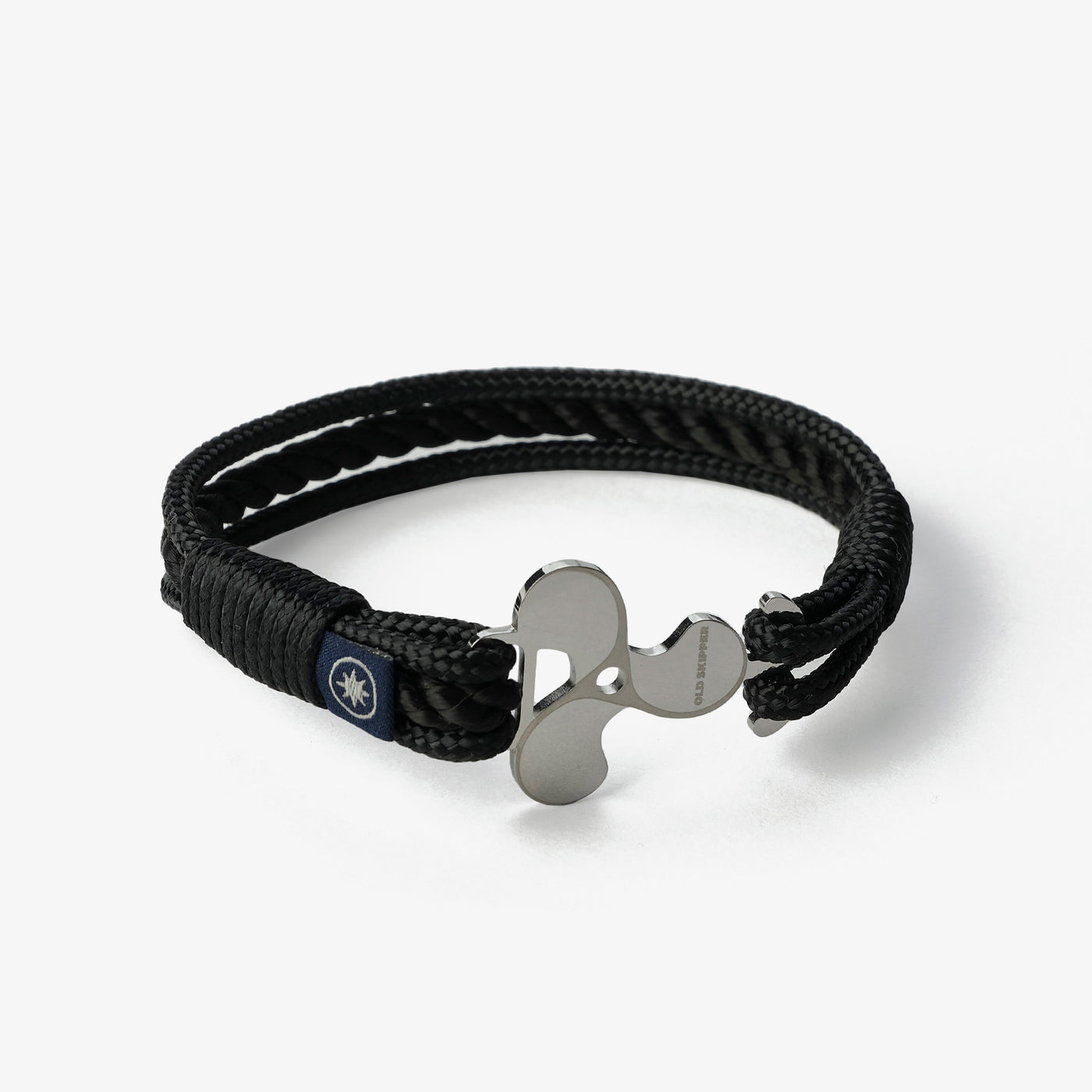 Midnight Onyx Nautical Rope Bracelet