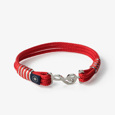 Ember Crest Nautical Rope Bracelet