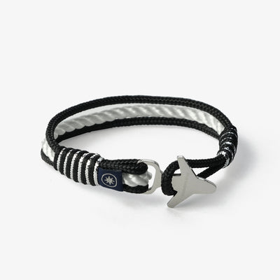 Monochrome Harmony Nautical Rope Bracelet