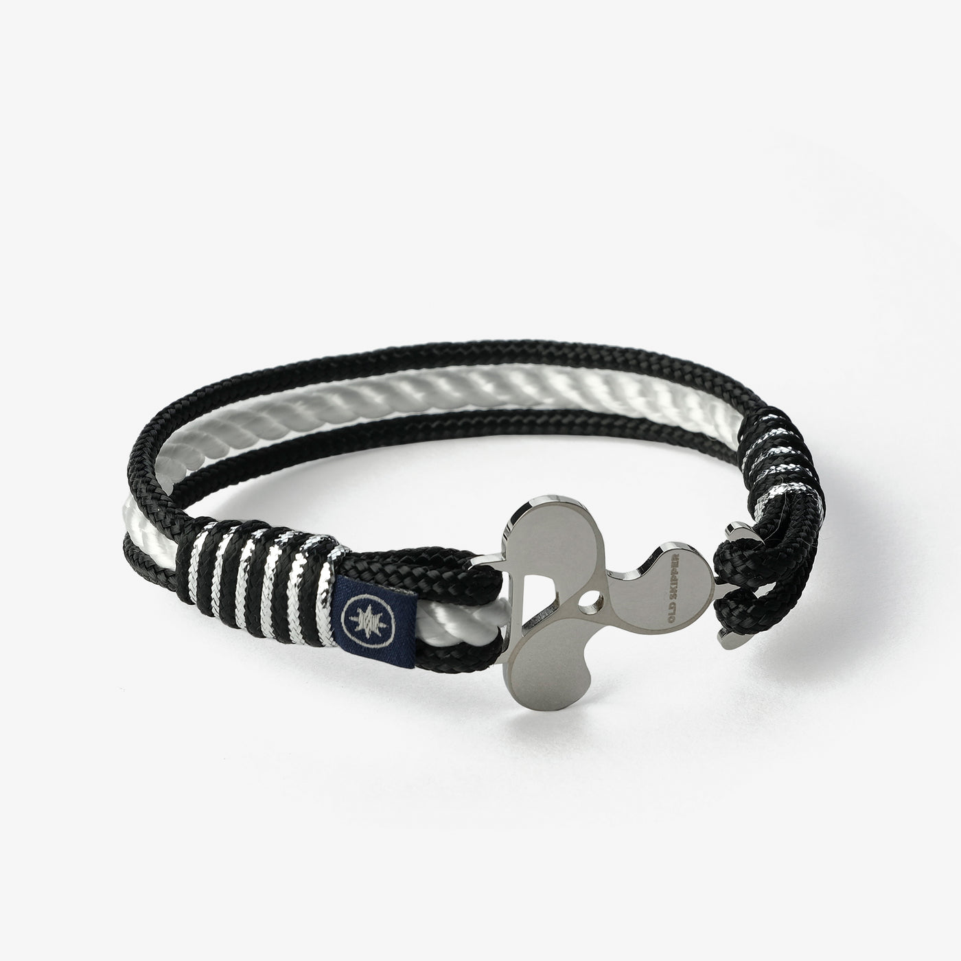 Monochrome Harmony Nautical Rope Bracelet