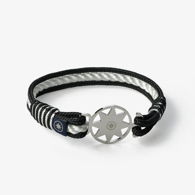 Monochrome Harmony Nautical Rope Bracelet