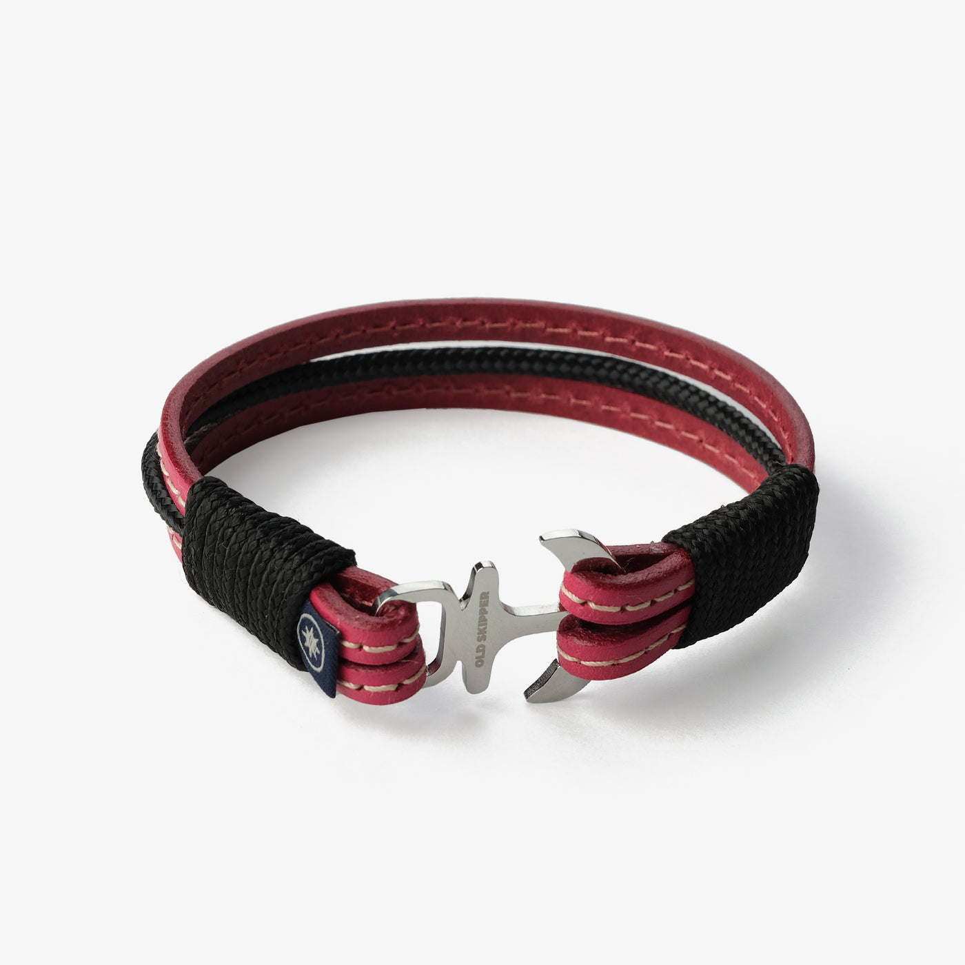 Twilight Symphony Stitched Leather Bracelet