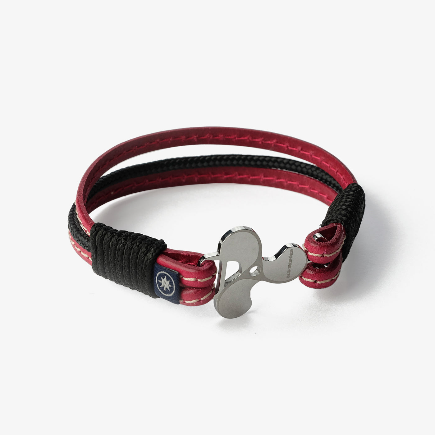 Twilight Symphony Stitched Leather Bracelet