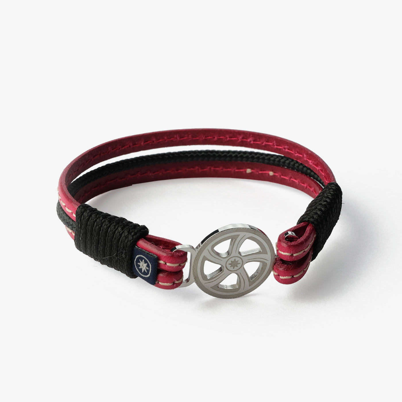 Twilight Symphony Stitched Leather Bracelet