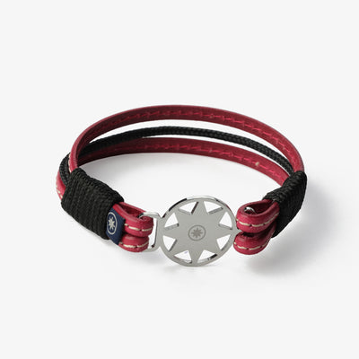 Twilight Symphony Stitched Leather Bracelet