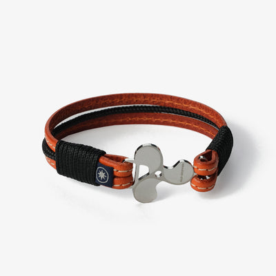 Sahara Sands Stitched Leather Bracelet