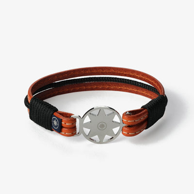 Sahara Sands Stitched Leather Bracelet